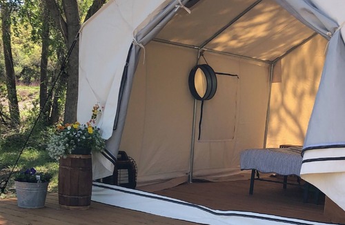 Bayfield RV Rental | Charming Yurt on the Pine River | Escape from It All - Fly Fishing, Privacy