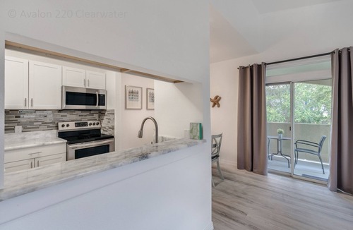 Clearwater Condo | Clearwater Beach, Florida, modern fully renovated 2nd floor condo, heated pool
