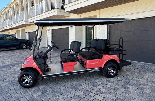 Crystal Beach House | Coastal Getaway-Heated Pool-Golf Cart Included-Walk to Beach!