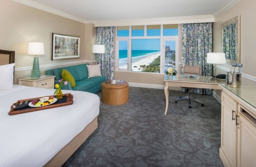 Daytona Beach Shores Hotel | Coastal King Balc | The Shores | Balcony bliss, beach yoga | 2 Units