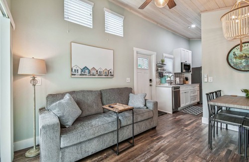 Dunedin House | Coastal Tiny Home on Pinellas Trail w/Heated Pool! Walk or Bike to Downtown Dunedin!