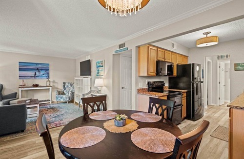 St. Augustine Beach Condo | Colorful condo w/shared pool, free WiFi, central A/C - blocks from the beach