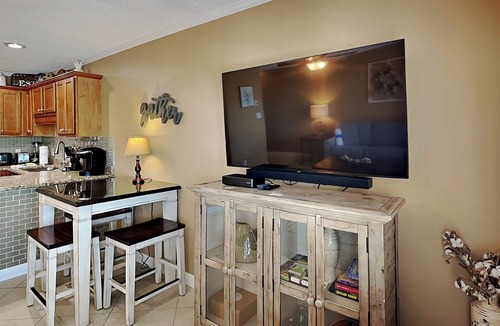 Crystal Beach Condo | Crystal Beach Condo, Community Pool, Across from the Beach!