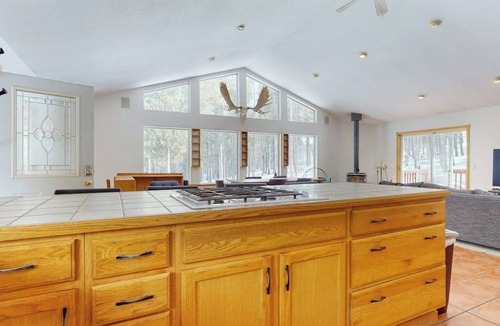Valley of the Sun House | Dog-friendly home with large deck, hot tub, woodstove, W/D, & serene setting