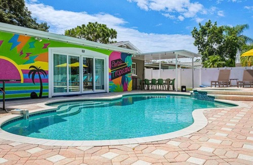 Seminole House | Electric Tropicana! Pickleball, Mini Golf, Pool