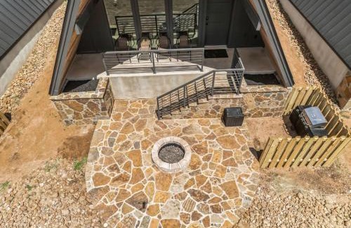 New Braunfels Ski Chalet | Elegant Modern A-Frame Surrounded by Nature in Texas