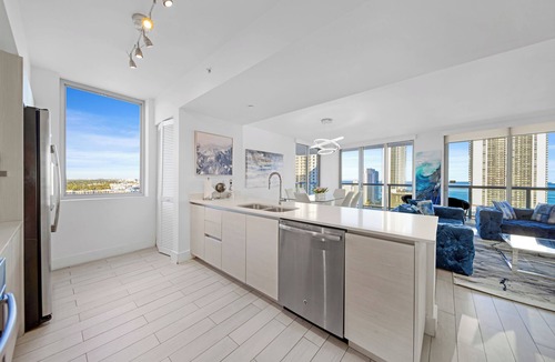 Hallandale Beach Apartment | ★ Elegant Vacation Home in Beachwalk with Ocean Views - 25 min to FIFA!