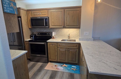 South Padre Island Condo | Enjoy the beautiful water views of the Gulf & Laguna Madre from your rental!