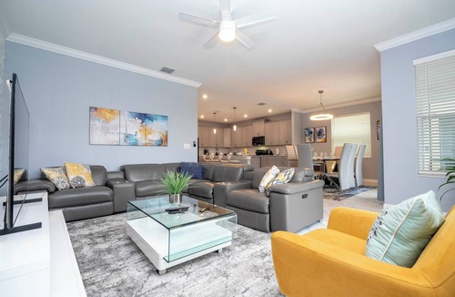 Kissimmee House | Family 6BR Resort Home w/Private Pool, Hot Tub & Themed Rooms – Near Disney