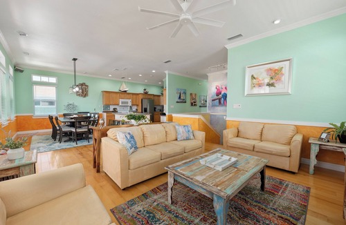 South Padre Island House | Family Beach House 4BR with Heated Pool and Spa. Only 200 steps to the sand!
