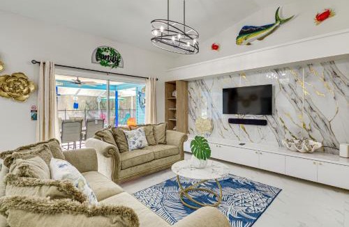 Sebastian Highlands House | Fenced Yard, Game Room: Family Home in Sebastian!