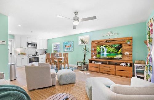 Crescent Beach House | Fire Pit Tropical Oasis Steps to Beach Outdoor Seating