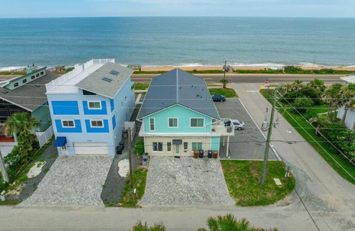 Flagler Beach Apartment | Flagler Beach! 1-BR Condo with Ocean Views, King Bed & Outdoor Shower