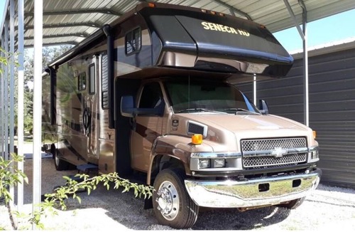 Florida Panhandle RV Rental | Florida Waterfront RV site on the eastern shore of Escambia Bay Endless Sunsets.