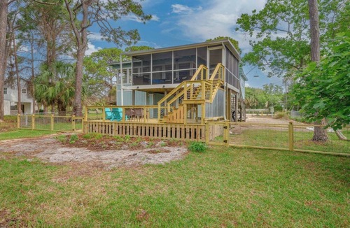 Alligator Point House | For the Birds- relax on the lagoon!