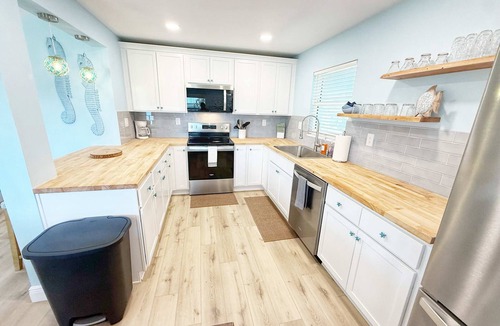 Port Canaveral Villa | Fun Oceanfront 2 Bedroom Villa with Private Beach Access in Cocoa Beach