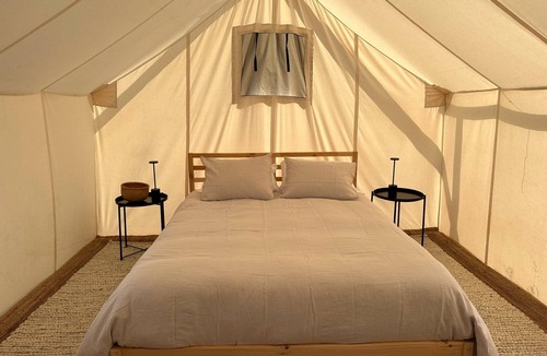 Villa Grove RV Rental | Glamping! Tent 1 at Red Moon Ranch