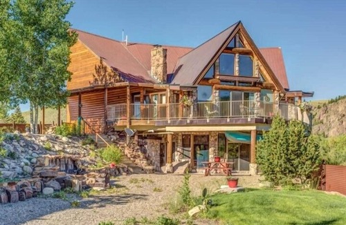 Almont House | Great location on the Taylor River with fishing access!