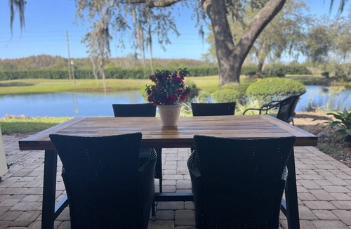 Wesley Chapel Condo | Ground Floor Retreat | King Suite | Private Patio | Optional Saddlebrook Resort Amenities