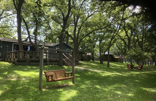 New Braunfels Cabin | Guadalupe River Road Retreat Southwestern Cabin