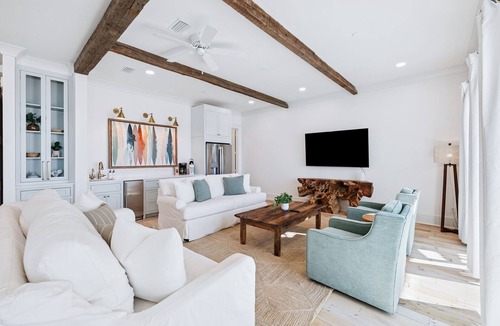 Biltmore Beach House | 🌊Gulf Front House ~ with Beach, Private Heated Pool and Bonfire Set Up🔥