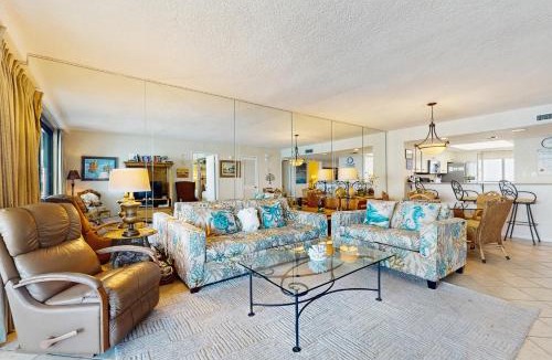 Miramar Beach House | Gulf-view resort condo with pools hot tubs balcony WiFi W&D & AC