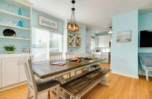 Galveston House | Heated Pool Oasis * Steps to Beach * Game Room Fun