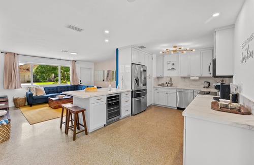 Wilton Manors House | Heated Pool, Outdoor Movie Theater, Gym, Sauna, EV Charger | Near Wilton Drive