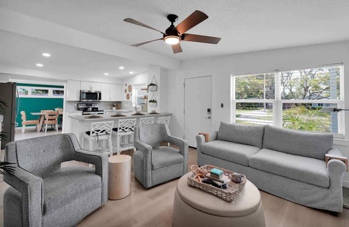 Jacksonville Beach House | Heated Pool Located 8 Blocks to Beach and Pier