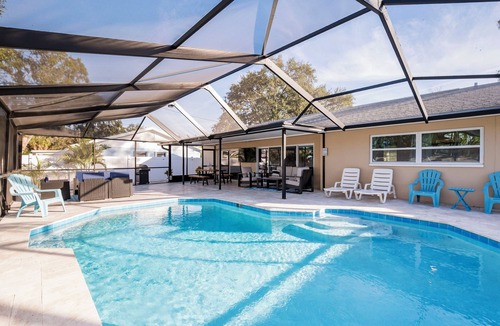 Largo House | Heated Private Pool + Game Room | Family & Group Favorite | Beach Minutes Away