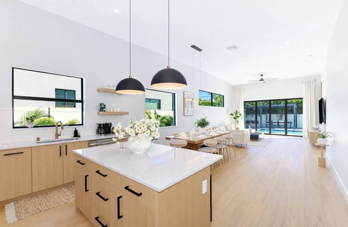 Long Meadow House | Heated saltwater pool near Siesta and Downtown