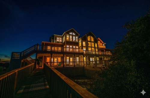 Corolla House | Hemingway & Mark Twain Estate | Weddings & Events | 32BR Sleeps 72 | OBX