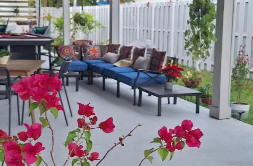 Cutler Bay Apartment | Holiday, 3BR Private Duplex in Cutler Bay, Pool Table, BBQ, Laundry, living room, kitchen, Terrace, Free Parking