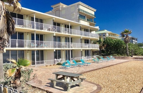 Crescent Beach Condo | INCREDIBLE Direct Oceanfront 2 BR Condo! Waterfall Countertops, Luxury Feel!