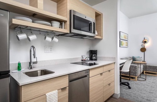 Florida Center Hotel | King Studio | TownePlace Suites Orlando SW | Full Kitchen & Sofa Bed