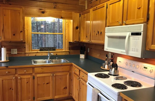 Cherry Log Cabin | Lake Hideaway - Lake and Mountain Views, Private Dock, Fishing, Canoeing