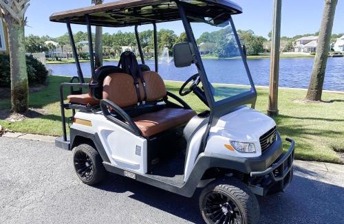 Sandestin House | Lakefront condo with water-view balcony private golf cart resort pool & amenities