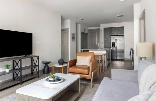 McKinney Apartment | Landing | Stylish 2BD, Pool, Gym