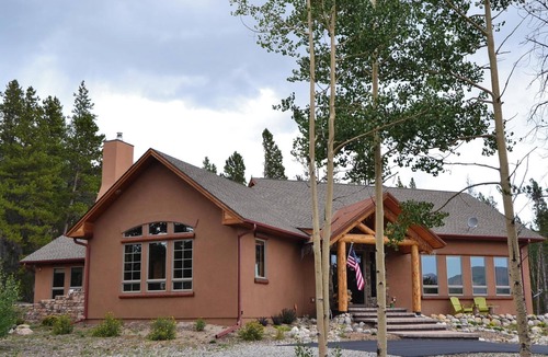 Alma House | Large Family Lodge South of Breckenridge on quiet, wooded acreage