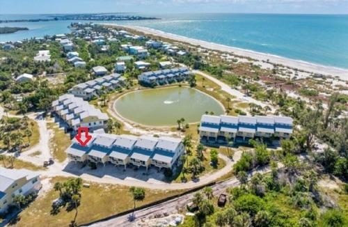 Placida Condo | Little Gasparilla Island - Gulf view, golf cart, ferry, pool, boat dock, parking