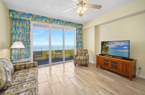 Brush - Stewarts House | Luxury 14th Floor 1 BR Condo Direct Oceanfront Wyndham Ocean Walk Resort Daytona Beach | 1410