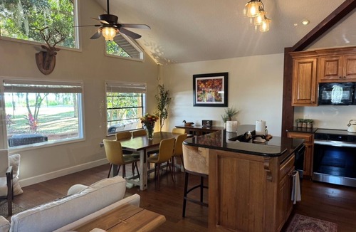 Mount Dora House | Luxury Lakehouse with private boat Dock on Lake Dora:fishing, pool, antiquing.