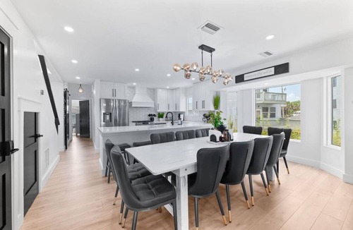 Vilano Beach House | Luxury Ocean Front, Near Downtown, Heated Pool, Hot Tub, Game Room, Sleeps 28