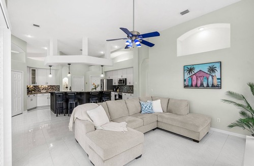 Melbourne Beach House | Melbourne Beach Oasis Home W/Ground‑Floor Patio, Heated Pool, Lanai & Backyard Retreat 🌴🌊