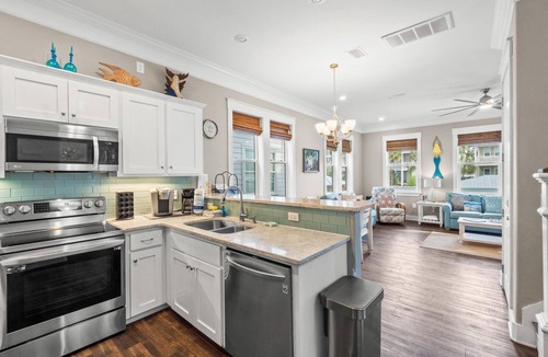 Waterside Village House | Mexico Beach - Beach House Gem with Gulf View, Golf Cart, Beach, Double Balcony