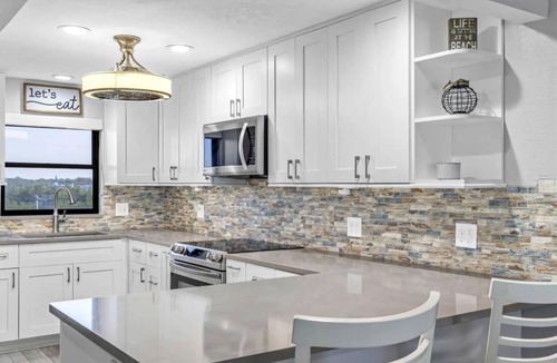 Indian Shores Condo | Modern and Gulf front direct beach access pool snowbird friendly