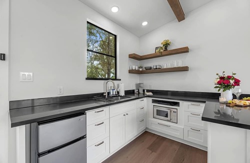 Waller Cabin | Modern Farmhouse Tiny Home Resort with Goats & Pool near Houston, Hempstead Texas