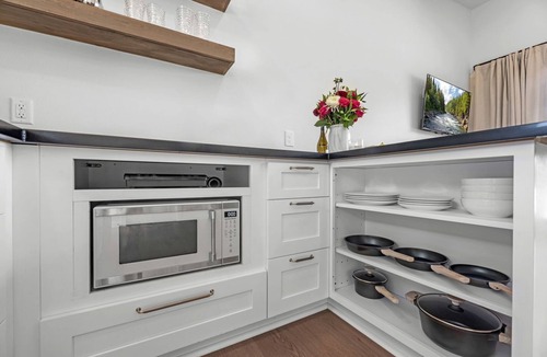 Waller Cabin | Modern Farmhouse Tiny Home Resort with Goats & Pool near Houston, Hempstead Texas