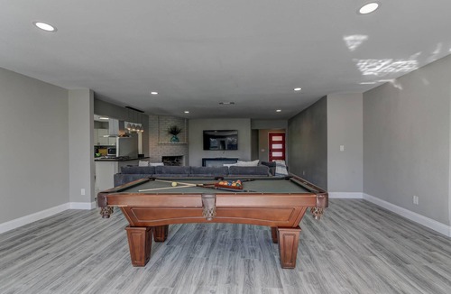 Clear Lake Villa | Modern home with pool, games, sauna, massage chair and huge lot!
