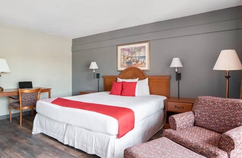 Silver Springs Hotel | Modern King Bed near Ocala Civic Theatre | Outdoor Pool | Free Parking